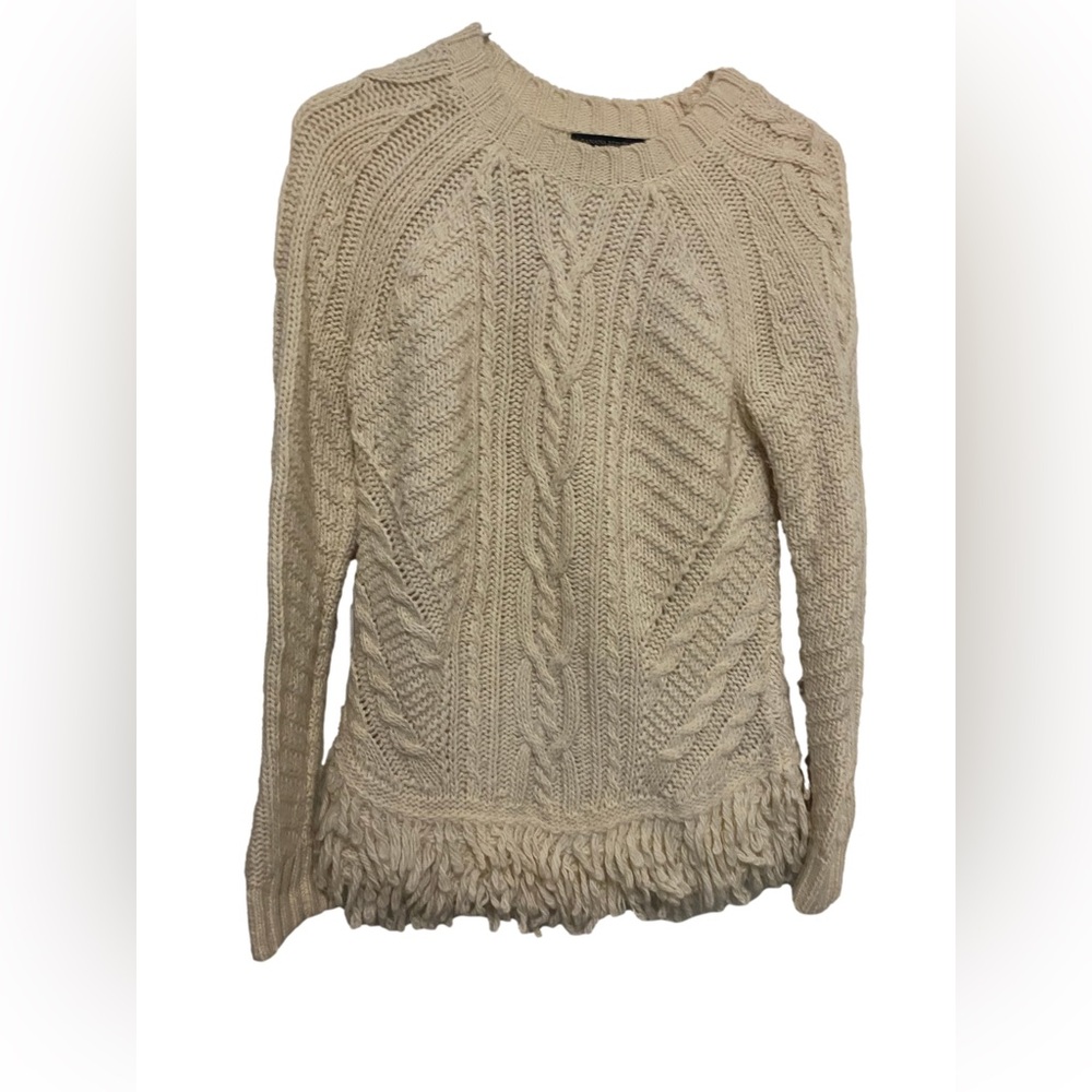 Banana Republic Beige Cable Knit Sweater